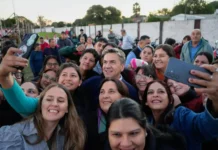El gobernador Zdero anunció importantes obras para el Club San Martín de Margarita Belén
